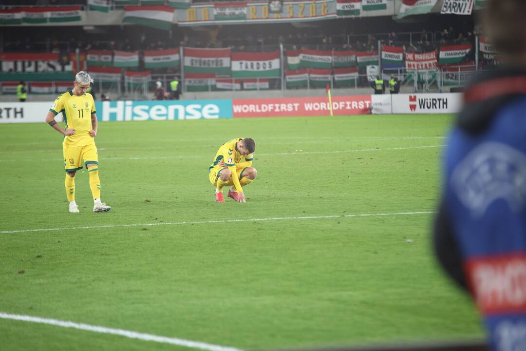 Europos futbolo čempionato atranka: Lietuva – Vengrija 2:2