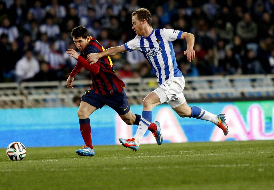 Ispanijos futbolo taurės turnyro finale - "Barcelona" ir Madrido "Real" akistata