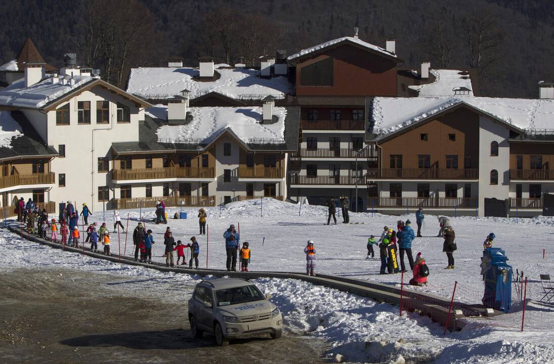 Svečiai: Sočio olimpiniuose kaimeliuose gyventojų vis daugėja.