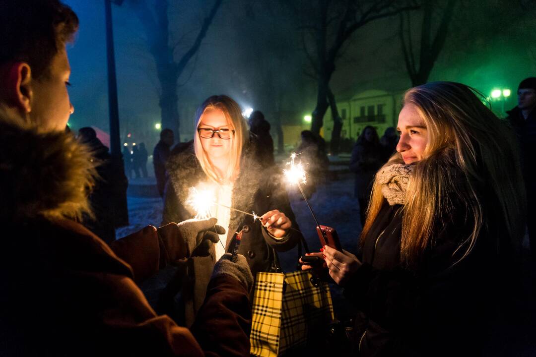 Kaunas pasitinka 2015-uosius su euru kišenėje