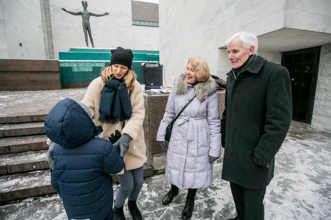 Akcija "Kaunas šoka" išjudino kauniečius