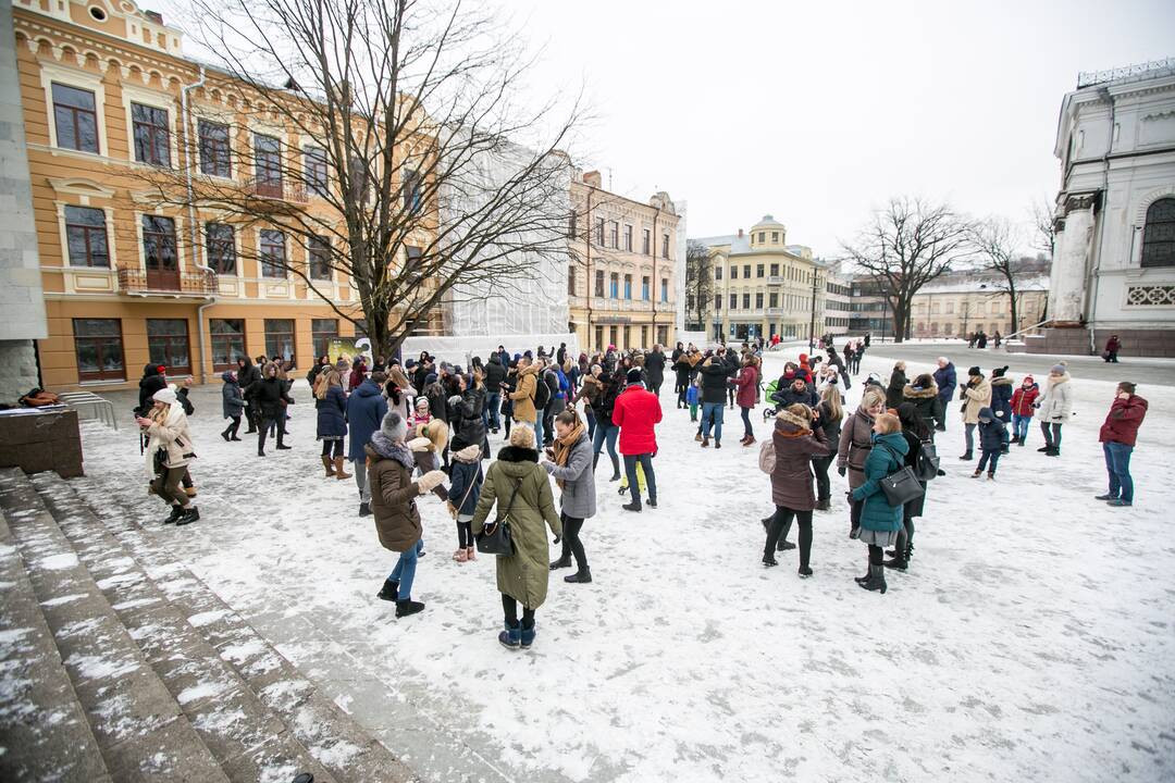 Akcija "Kaunas šoka" išjudino kauniečius