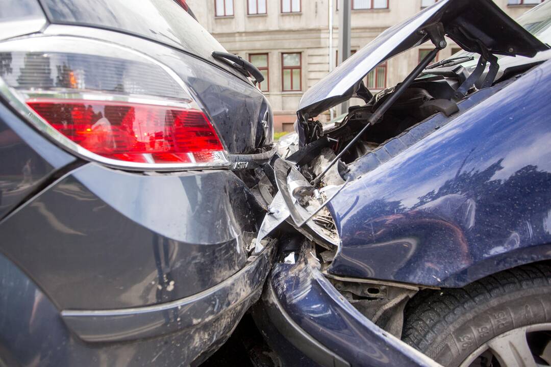 Keturių mašinų avarija Vytauto pr.