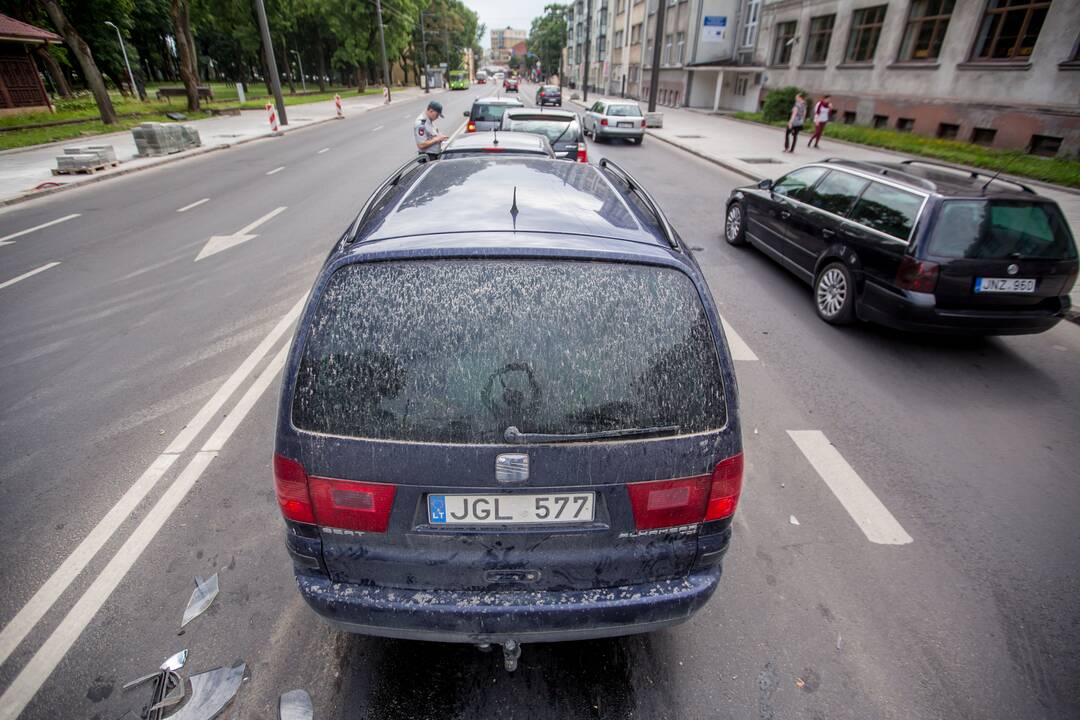 Keturių mašinų avarija Vytauto pr.