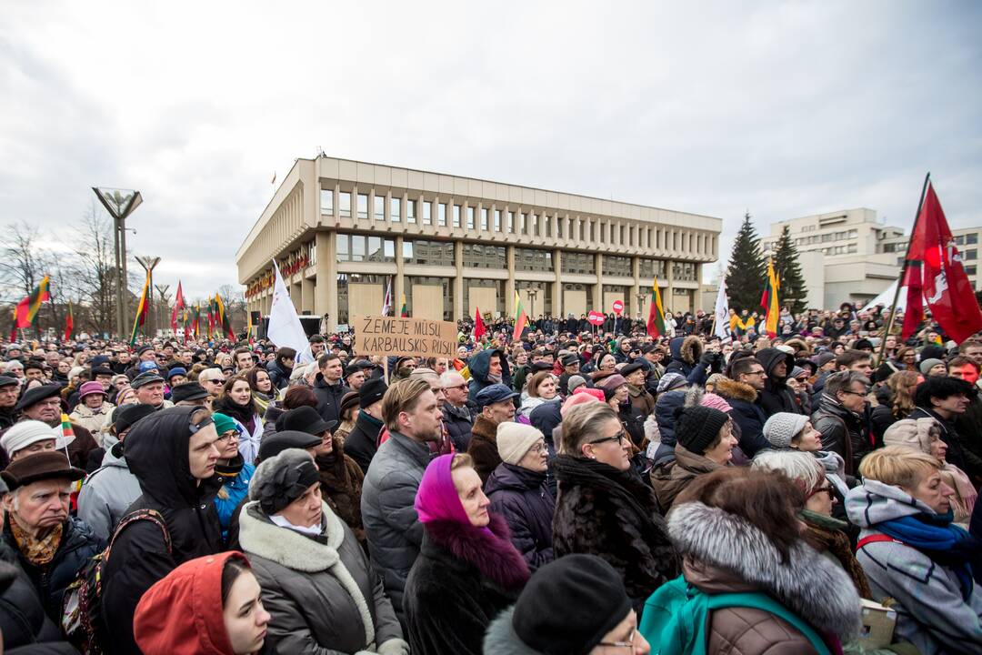 Protesto akcija „Mes kaltinam!“