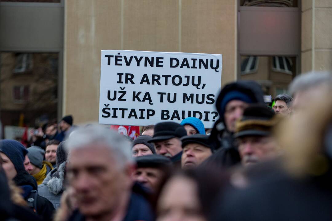 Protesto akcija „Mes kaltinam!“