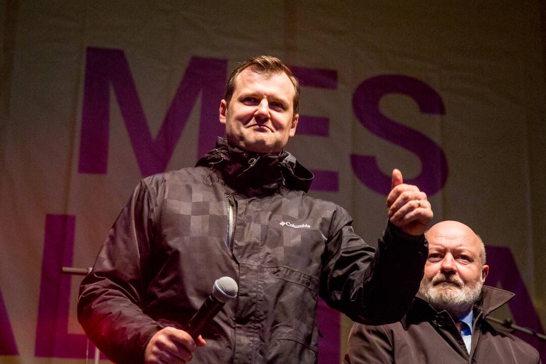 Protesto akcija „Mes kaltinam!“