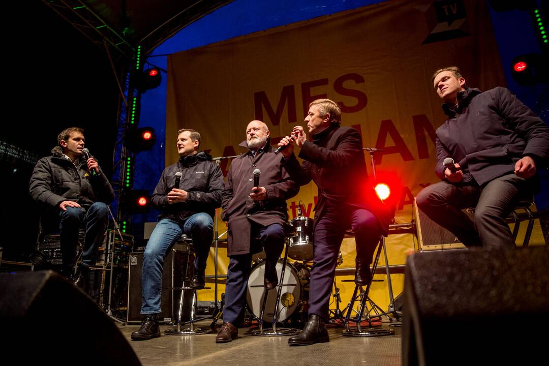 Protesto akcija „Mes kaltinam!“