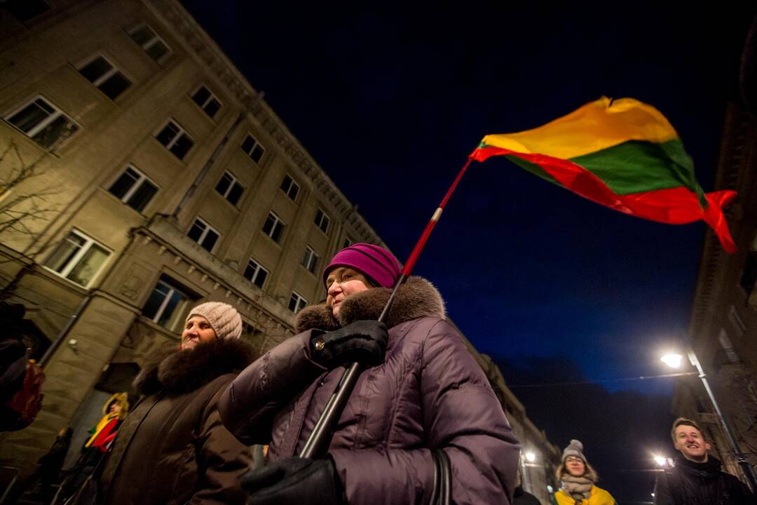 Protesto akcija „Mes kaltinam!“