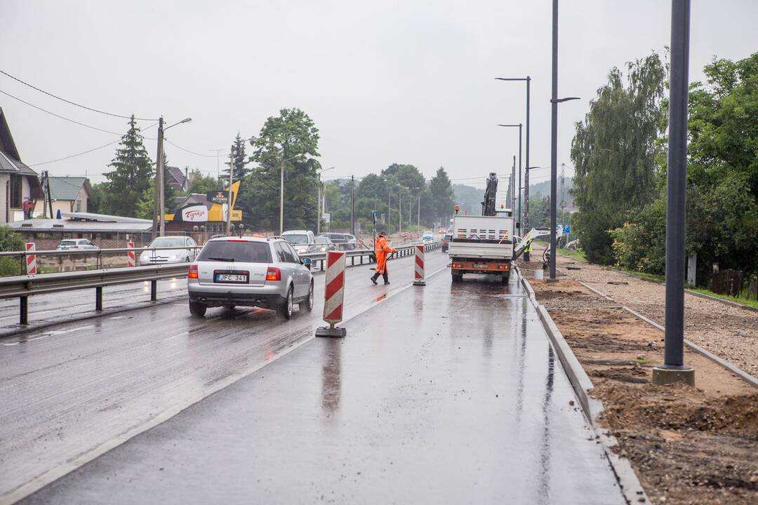 Tvarkomas kelias į Kauno oro uostą