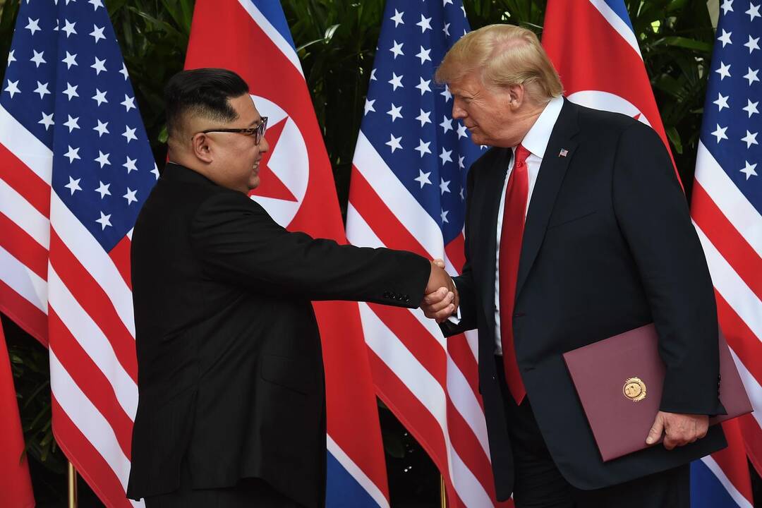 D. Trumpo ir Kim Jong Uno susitikimas Singapūre