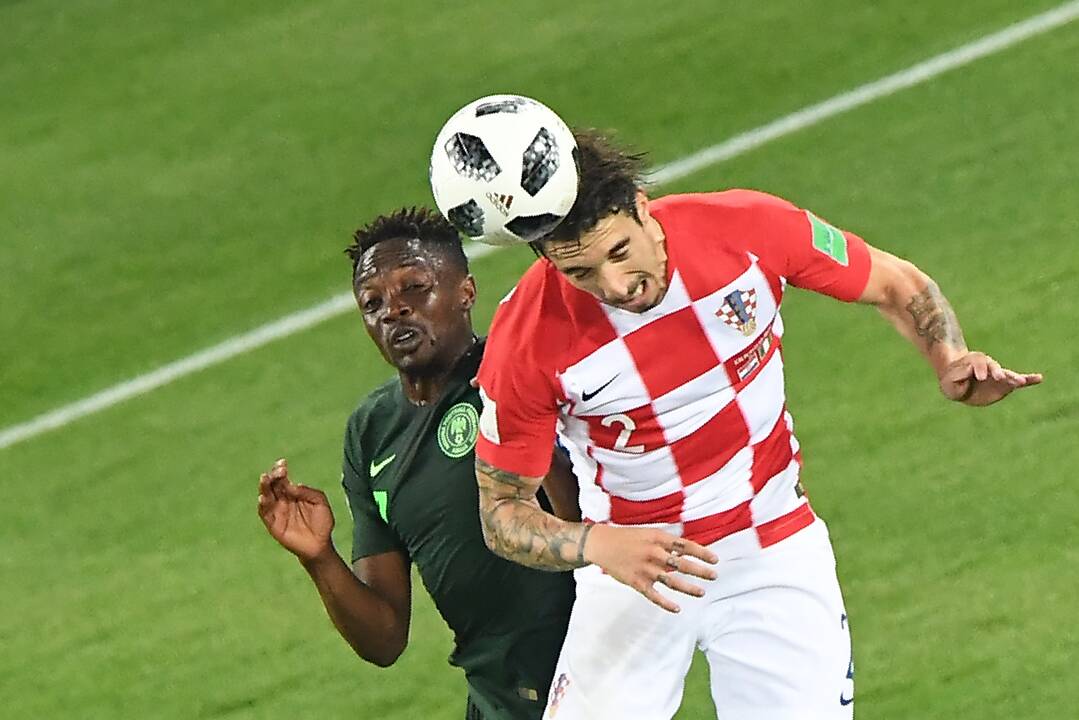 Kroatijos futbolininkai nugalėjo Nigeriją