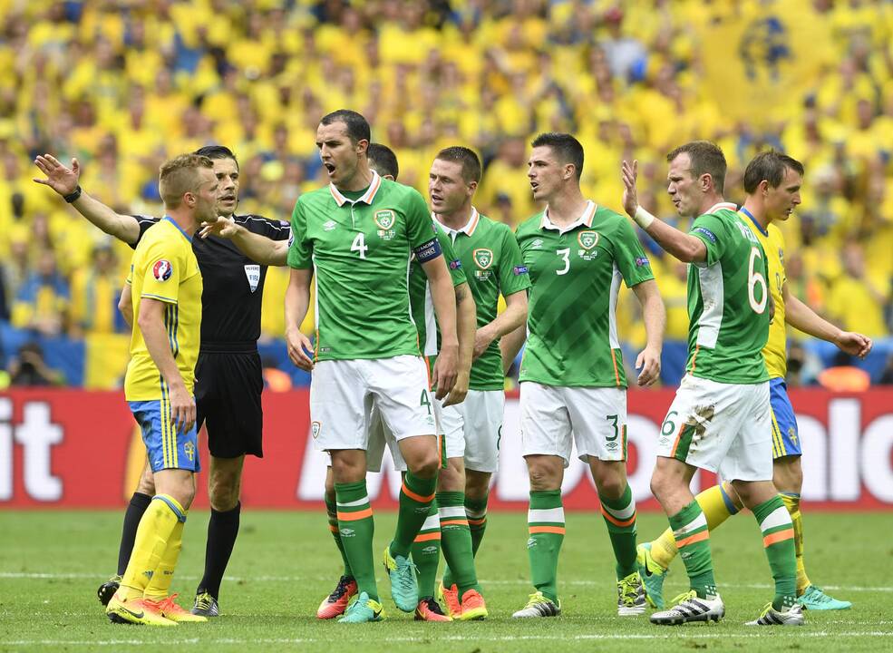 Euro 2016: Švedija - Airija 1:1