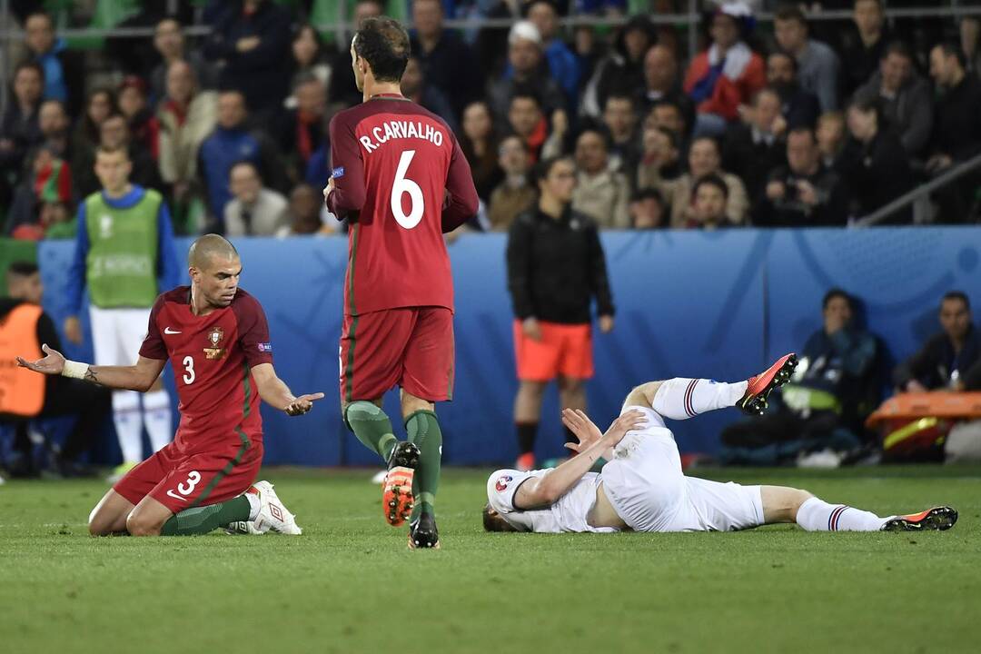 Euro 2016: Portugalija - Islandija 1:1