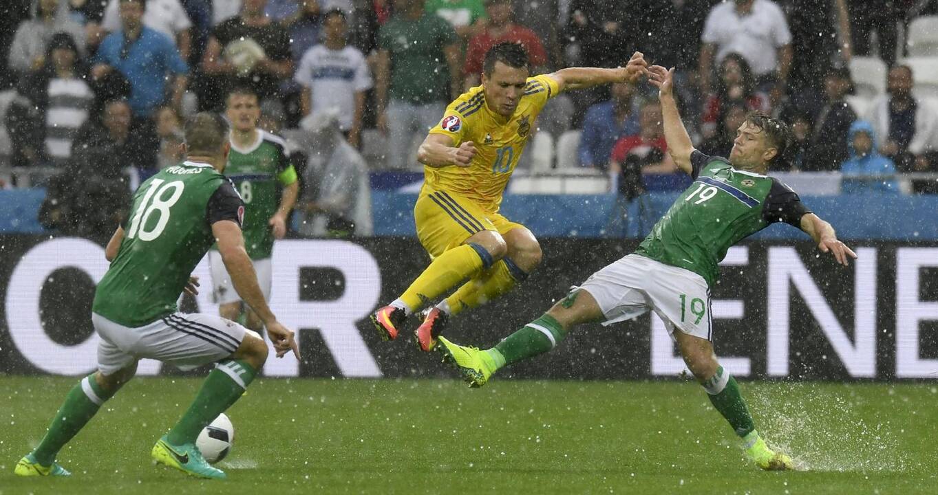 Euro 2016: Šiaurės Airija - Ukraina 2:0