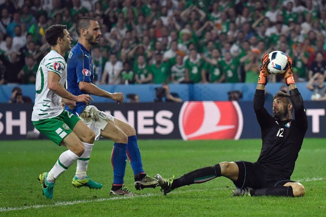 Euro 2016: Airija - Italija 1:0