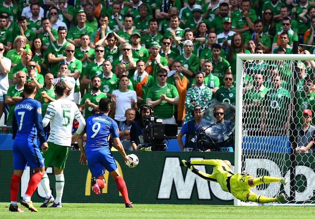 Euro 2016: Prancūzija – Airija 2:1