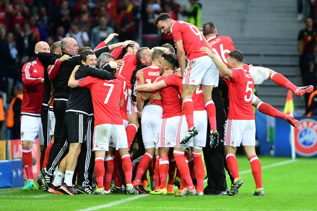 Euro 2016: Velsas - Belgija 3:1