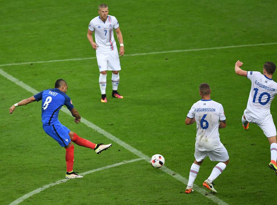 Euro 2016: Prancūzija – Islandija 5:2