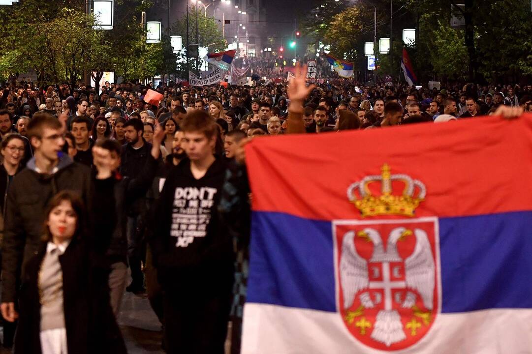 Protestai Serbijoje