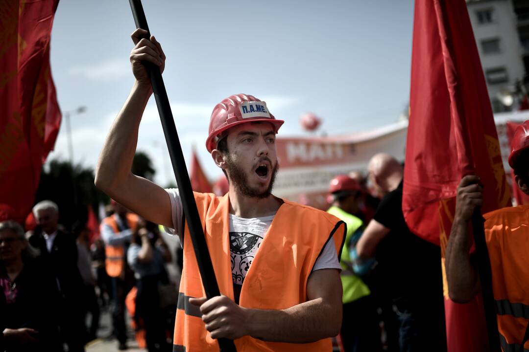 Tarptautinės darbo dienos protestai pasaulyje