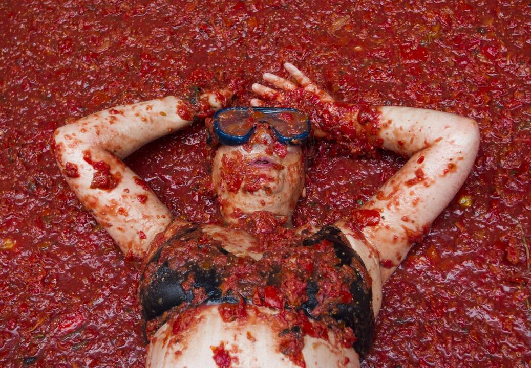 Festivalis „Tomatina“ Ispanijoje