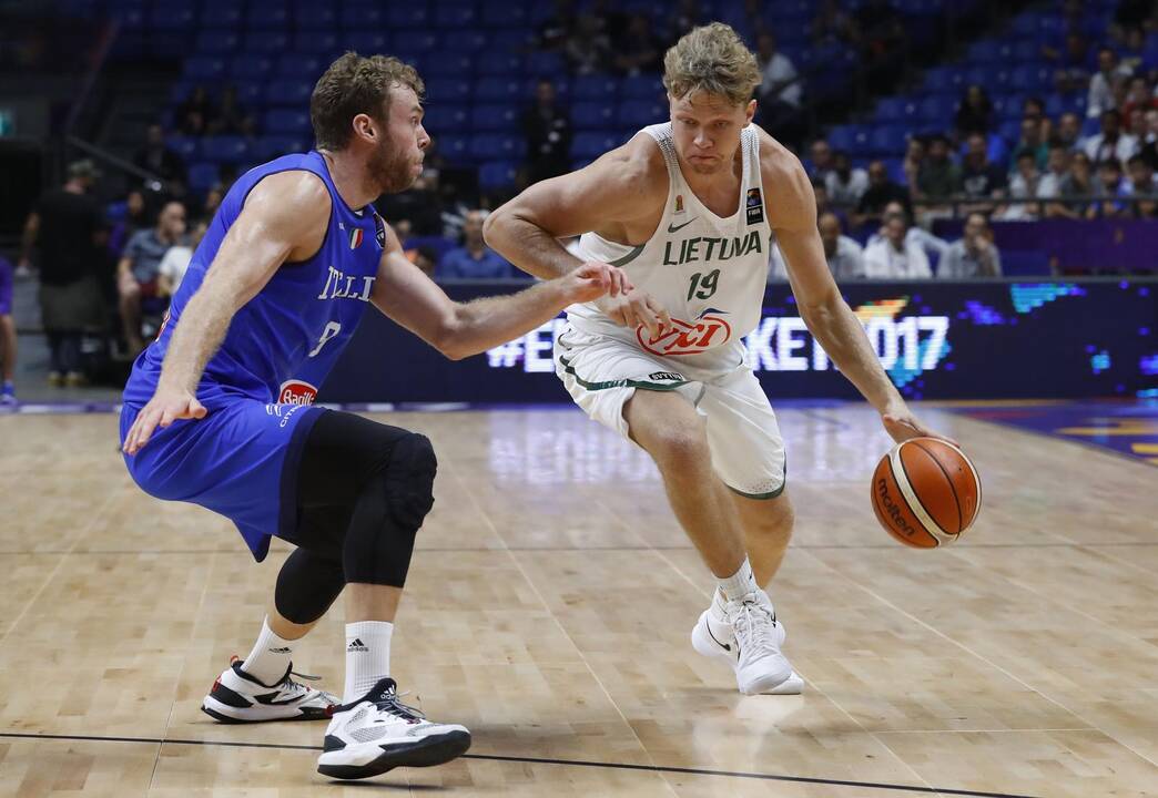 Europos krepšinio čempionatas: Lietuva - Italija 78:73