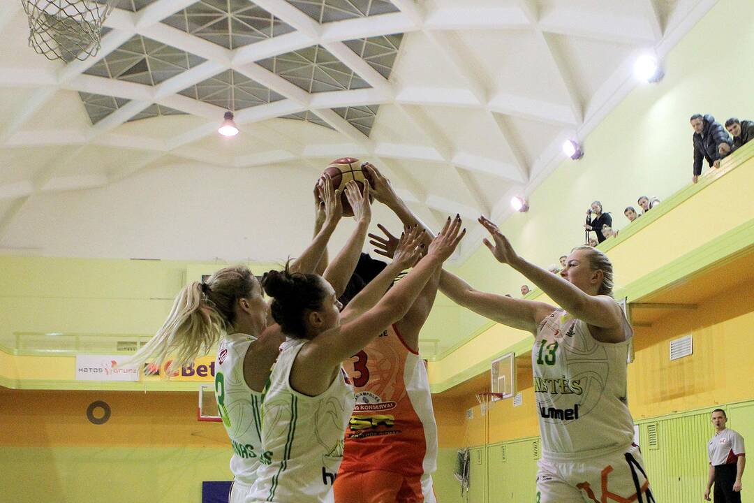 LMKL: „Aistės-LSU“ – „Sūduva“ 55:65