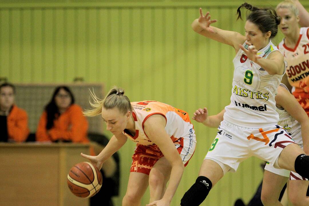 LMKL: „Aistės-LSU“ – „Sūduva“ 55:65