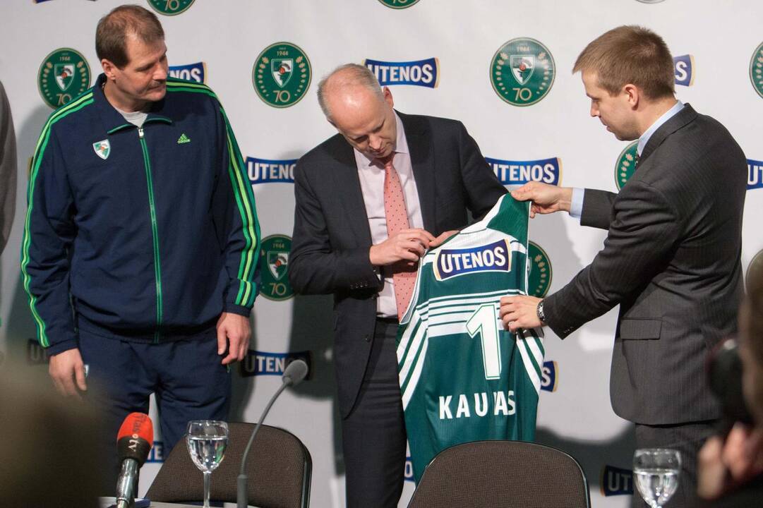 Kauno "Žalgiris" pristatė naują rėmėją