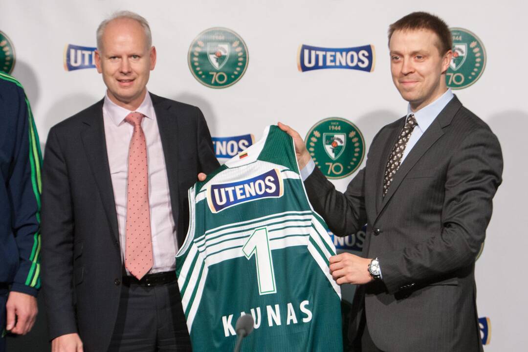 Kauno "Žalgiris" pristatė naują rėmėją