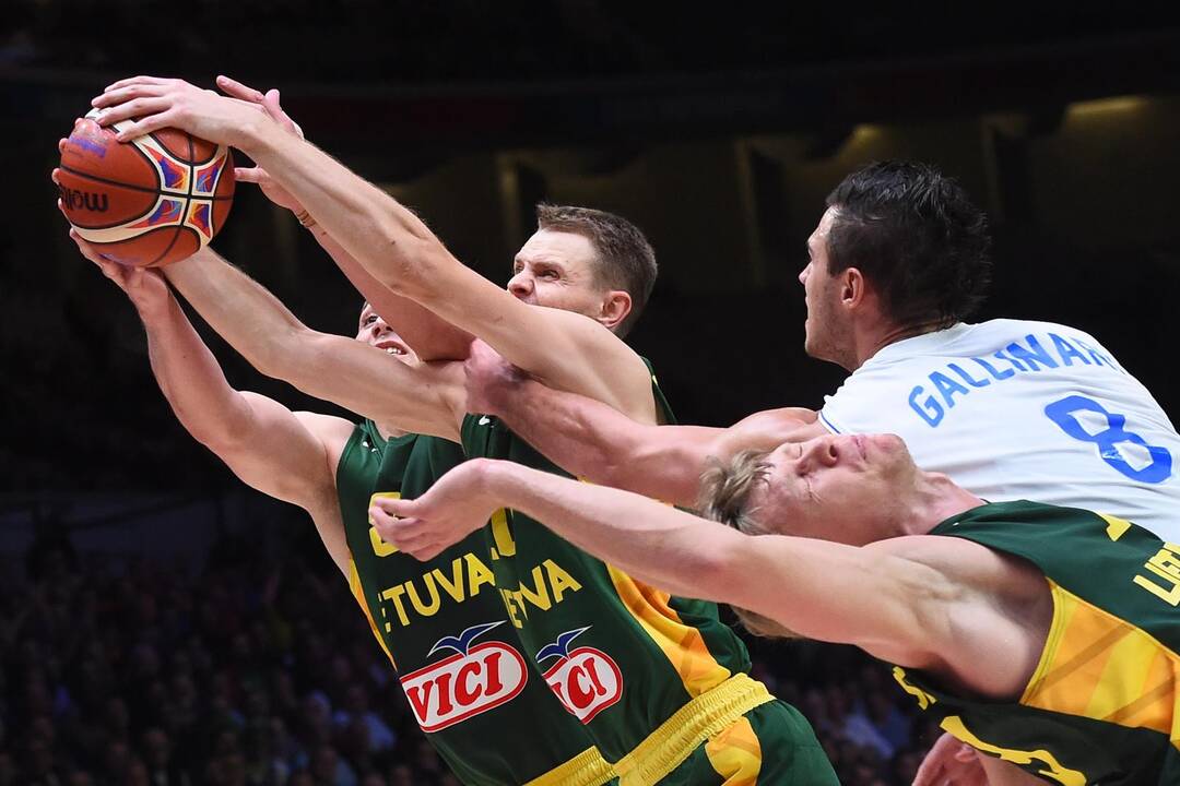 Europos čempionato ketvirtfinalis: Lietuva - Italija 95:85