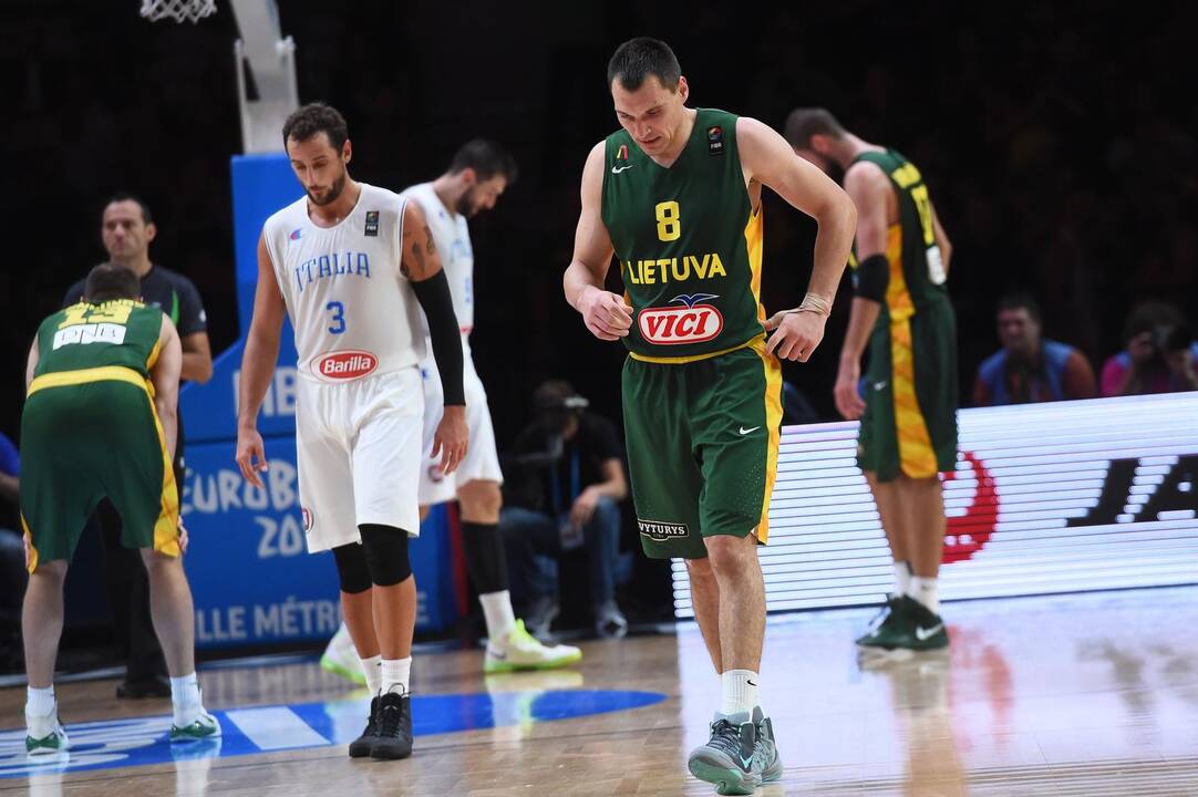 Europos čempionato ketvirtfinalis: Lietuva - Italija 95:85