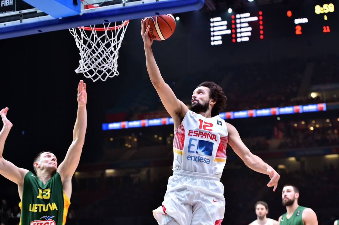 Europos čempionato finalas: Lietuva - Ispanija 63:80