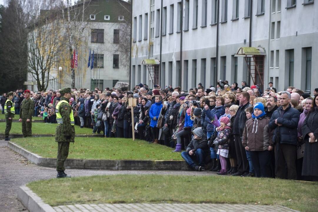 Šauktinių priesaikos ceremonija Rukloje