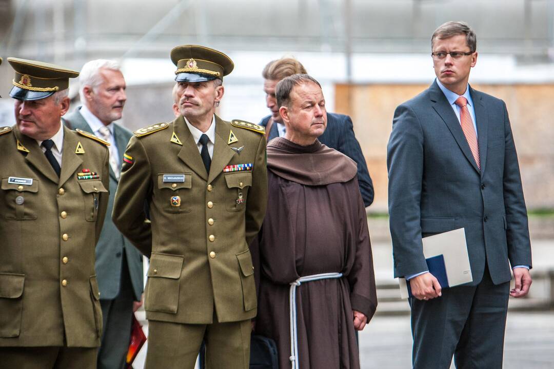 Šaulių sąjungos vado pasikeitimo ceremonija