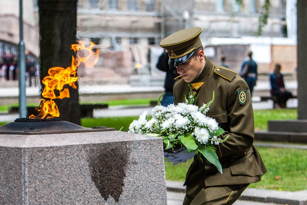 Šaulių sąjungos vado pasikeitimo ceremonija