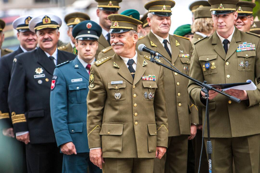 Šaulių sąjungos vado pasikeitimo ceremonija