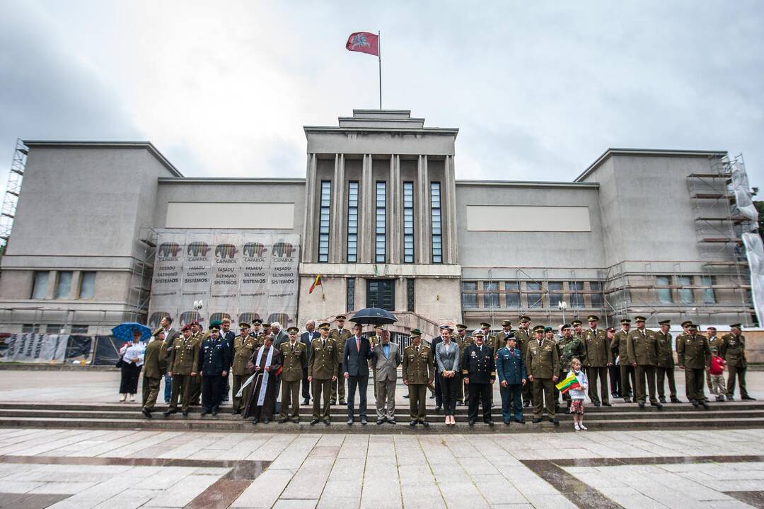 Šaulių sąjungos vado pasikeitimo ceremonija