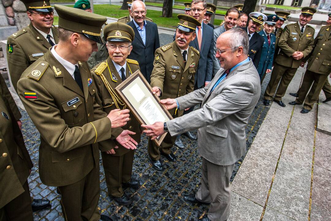 Šaulių sąjungos vado pasikeitimo ceremonija