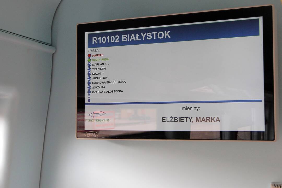 Traukiniu iš Kauno į Baltstogę ir atgal