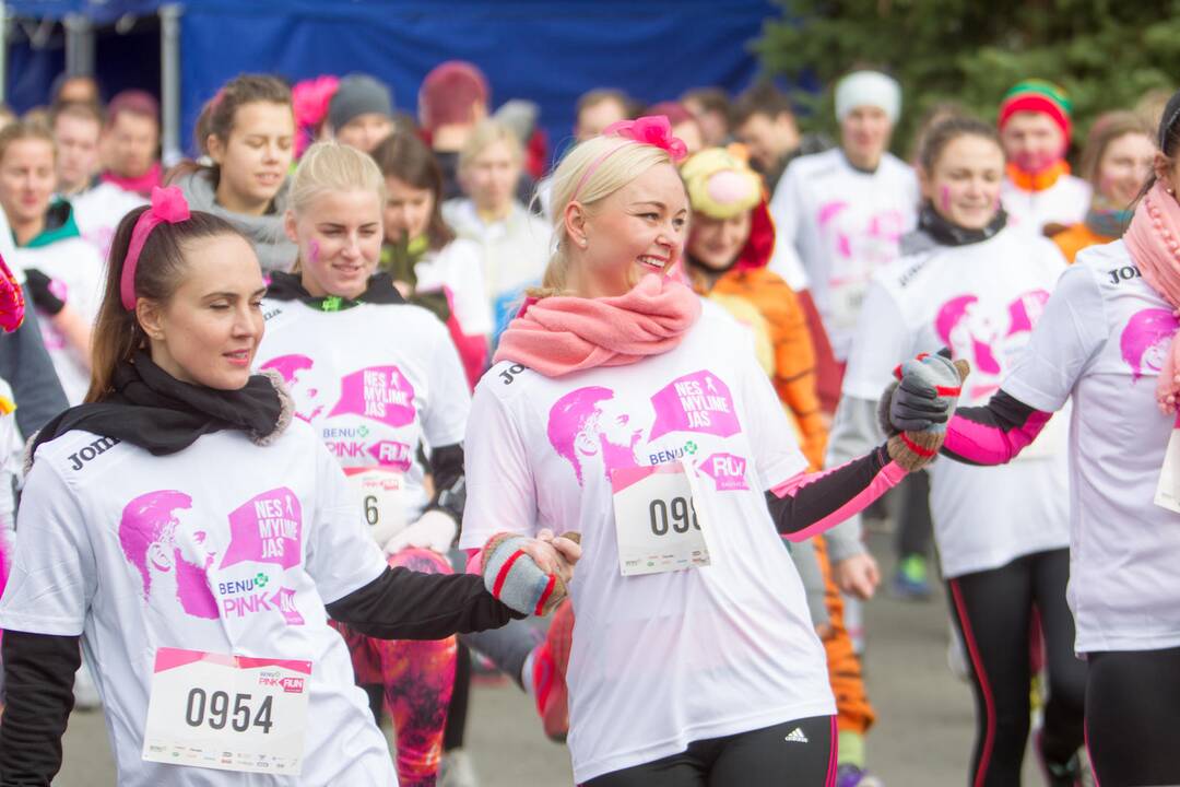 Bėgimas prieš krūties vėžį „Pink RUN“