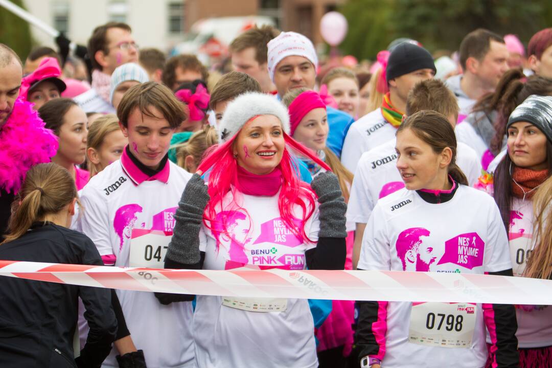 Bėgimas prieš krūties vėžį „Pink RUN“