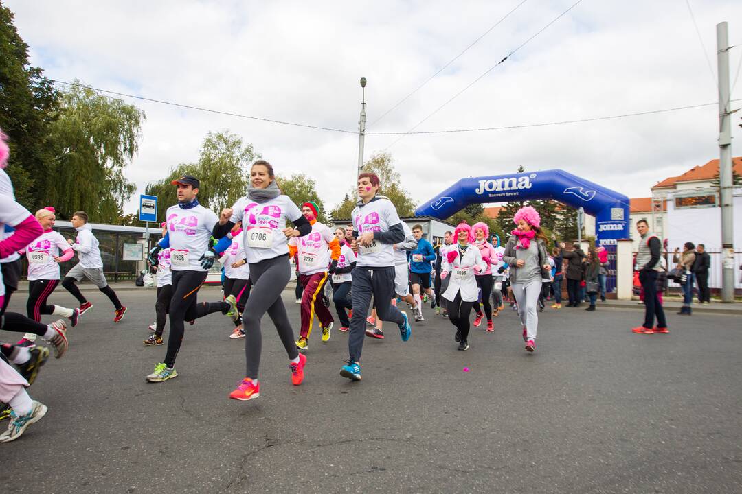 Bėgimas prieš krūties vėžį „Pink RUN“