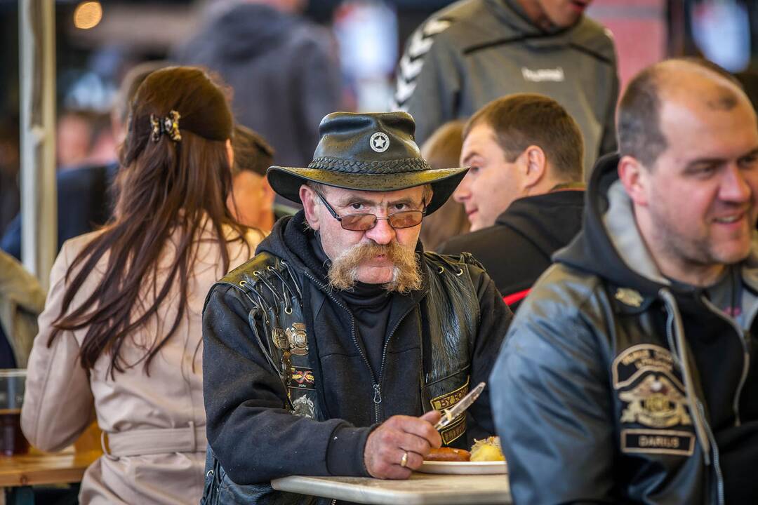 Motociklininkų paradas Kaune