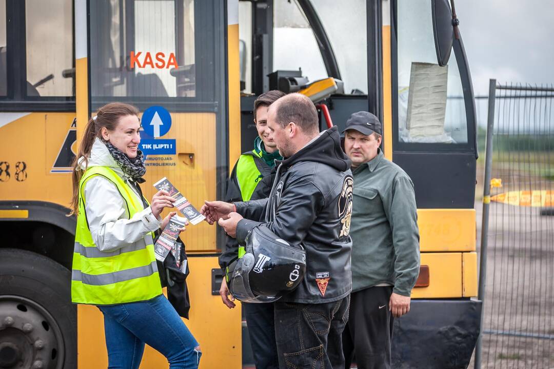 Motociklininkų paradas Kaune