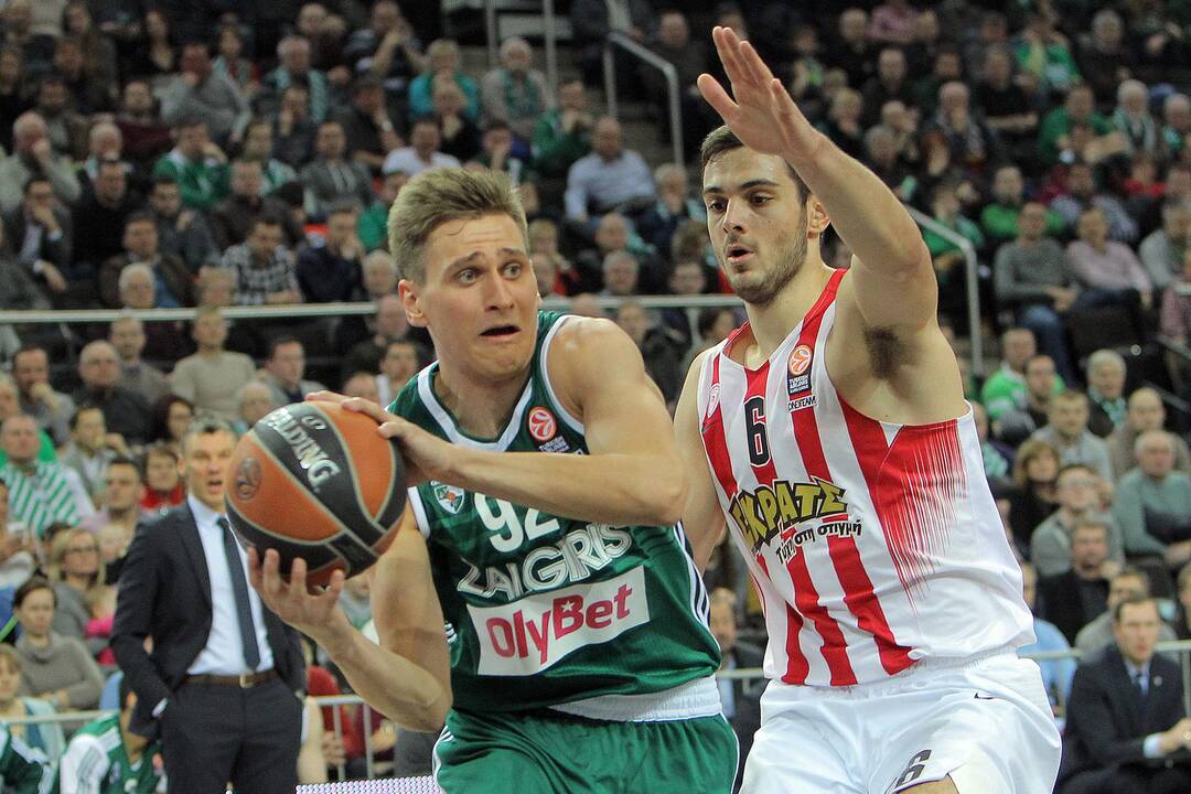 Kauno „Žalgiris“ Eurolygos rungtynėse sutriuškino Pirėjo „Olympiakos“ 75:55.
