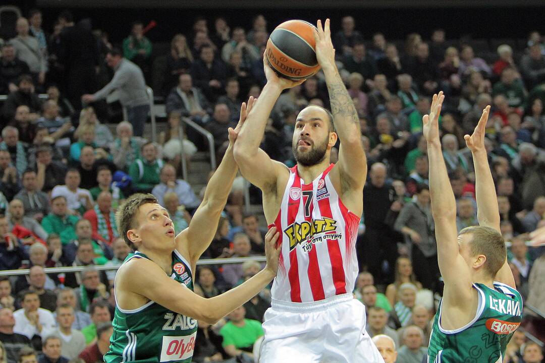 Kauno „Žalgiris“ Eurolygos rungtynėse sutriuškino Pirėjo „Olympiakos“ 75:55.