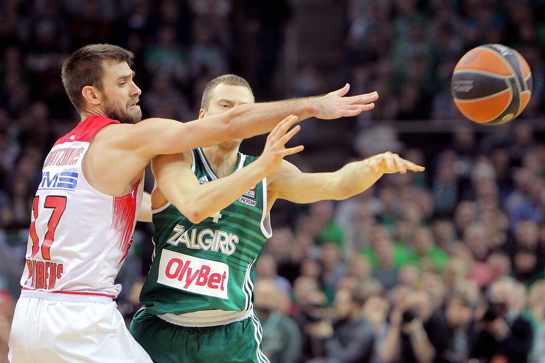 Kauno „Žalgiris“ Eurolygos rungtynėse sutriuškino Pirėjo „Olympiakos“ 75:55.