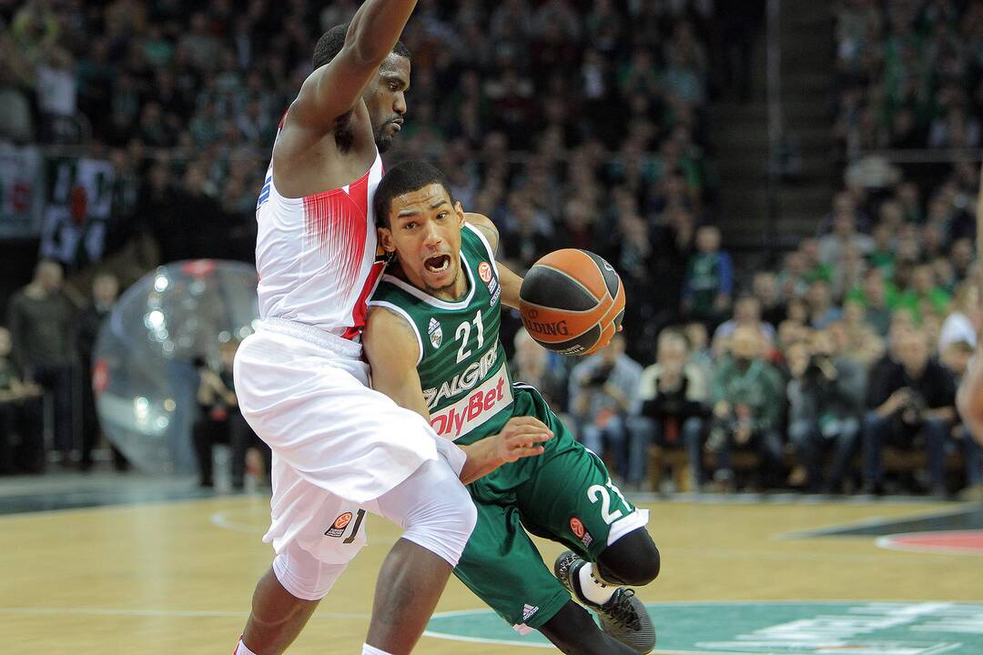 Kauno „Žalgiris“ Eurolygos rungtynėse sutriuškino Pirėjo „Olympiakos“ 75:55.